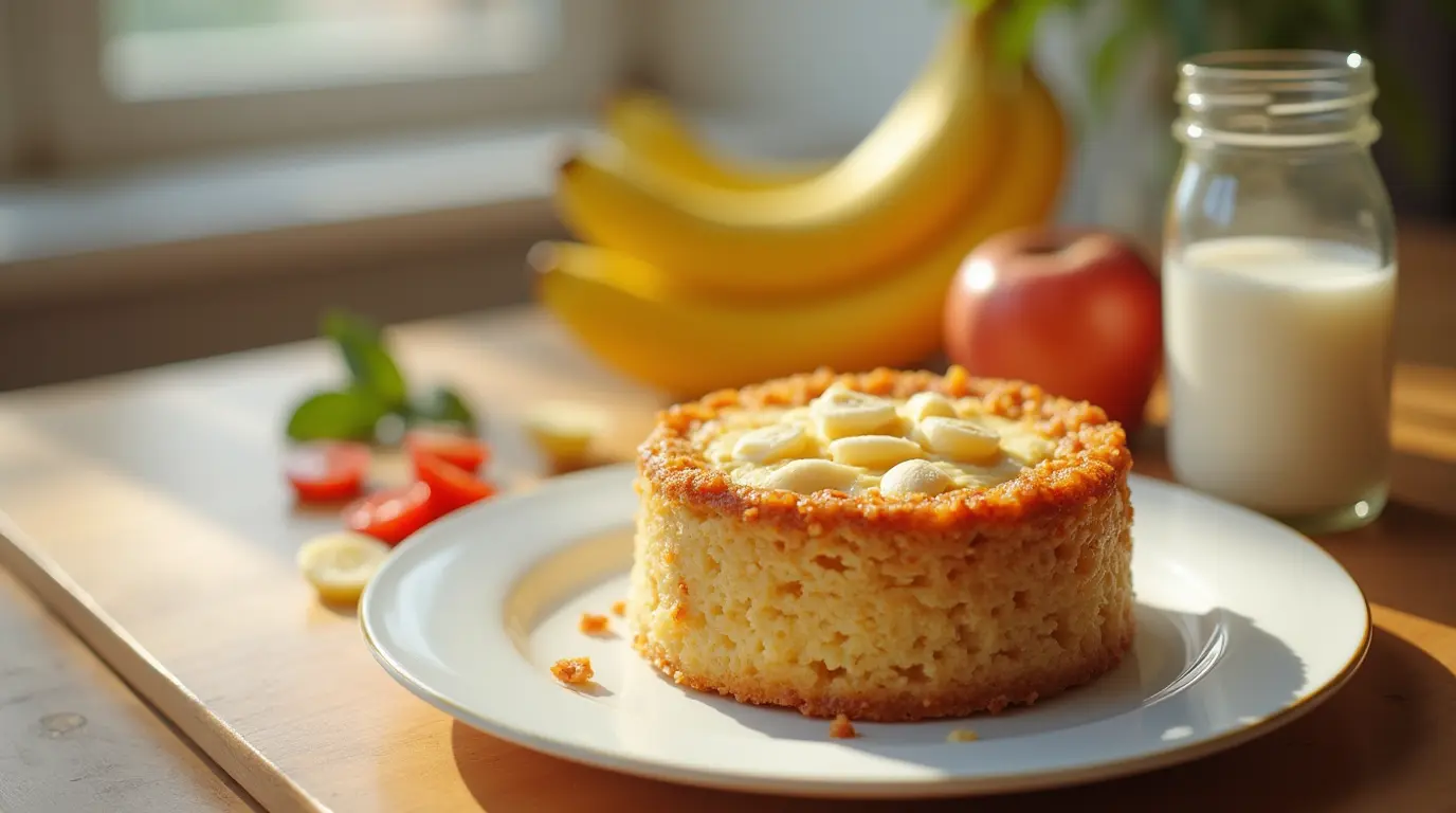 Gâteau bébé sain et nourrissant