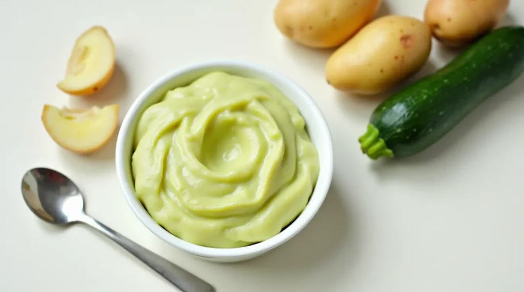 Purée de courgettes et pomme de terre