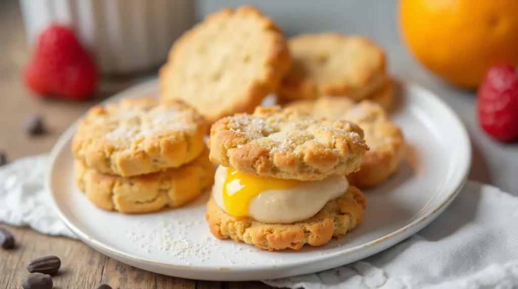 Biscuits bébé faits maison à la compote de fruits pour une collation saine