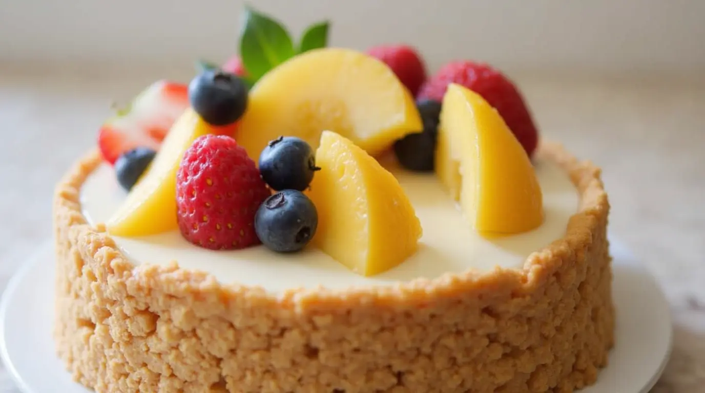 Gâteau bébé fait maison sans sucre, bio et naturel pour un développement sain