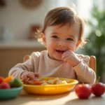 Découvrez les meilleures idées de menus pour bébé de 12 mois, avec des recettes équilibrées, des conseils sur les finger foods et des astuces pour une alimentation saine. Apprenez à diversifier les repas de votre enfant tout en favorisant son autonomie et son développement.